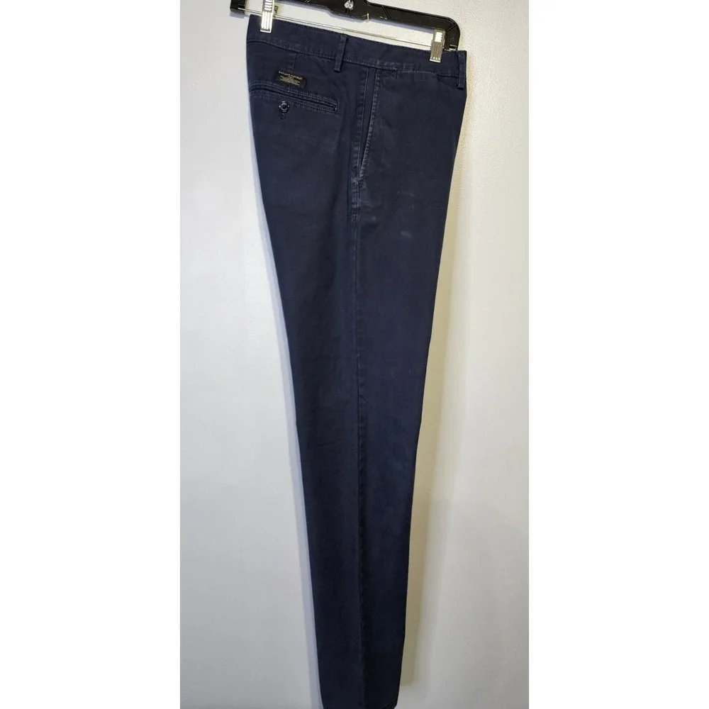 Banana Republic Mans Size 34x33 Fulton Chino Pants‎ Dark Blue Tag 34x34